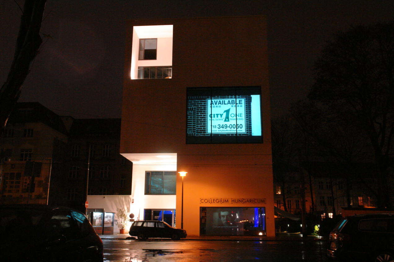 Mariam Ghani, Going Going Gone, video installation, Collegium Hungericum, Berlin, 2009